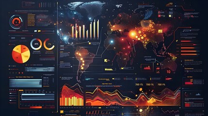 Sleek and Modern Infographic with Dynamic Animations and Interactive Elements