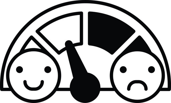 recommend clip art: A black and white image of a car speedometer with two faces on it