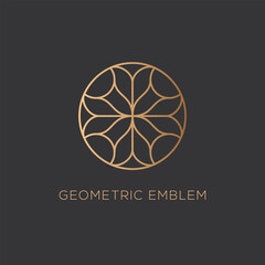 Geometric emblem