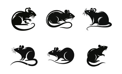 Rat logo icon design illustration