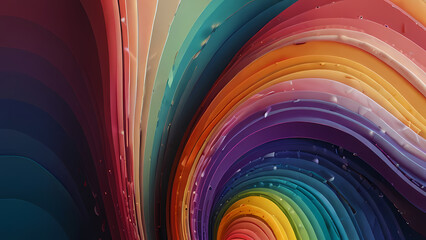 abstract background that visualizes the echoes of emotions with flowing lines and soft gradients to represent how feelings resonate