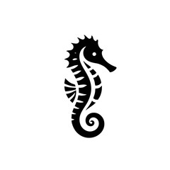 Obraz premium seahorse logo icon design illustration