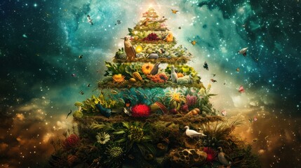 Trophic Levels: Hierarchical stages in a food chain, determined by an organism's source of energy, ranging from primary producers to primary, secondary, and tertiary consumers.
