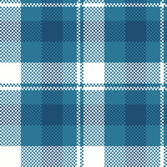 Scottish Tartan Plaid Seamless Pattern, Gingham Patterns. Template for Design Ornament. Seamless Fabric Texture. Vector Illustration