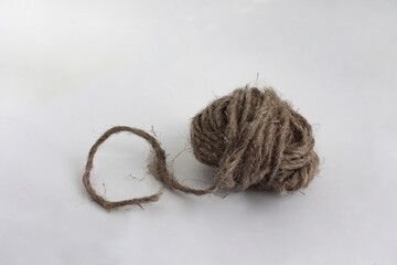 ball of a rough string for handmade 