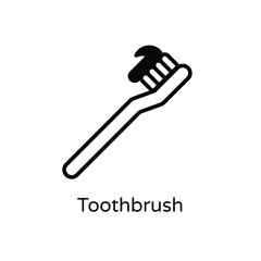 Toothbrush vector icon