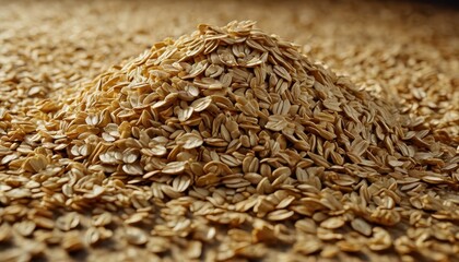 Obraz premium Close-up of Rolled Oats