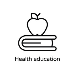 Health education vector icon