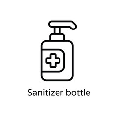 Sanitizer bottle vector icon