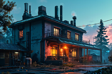 a house