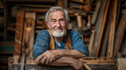 A business owner with limited hand mobility using adaptive tools to create handmade crafts for their online store Stock Photo with copy space