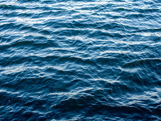 Aerial view of blue sea surface