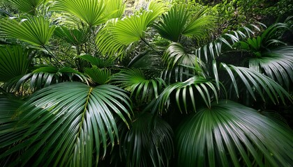 lush vegetation background, AI generated