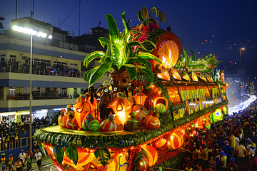 Rio de Janeiro Carnival with sambodromos, dances and lots of partying in Brazil