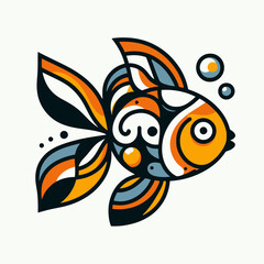 illustration of a goldfish