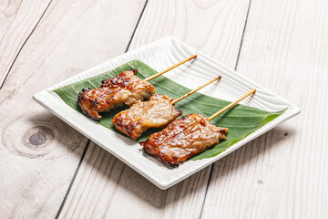 Thai cuisine - grilled pork skewer