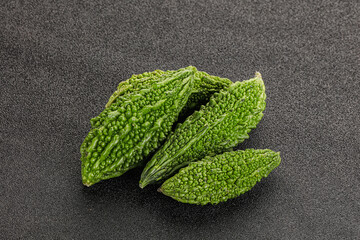Green raw bitter lemon vegetables
