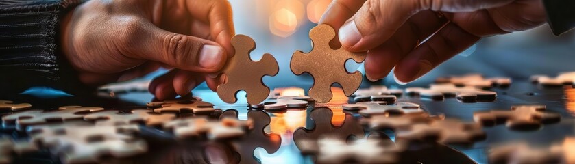 Kindness in strategic planning, successful business meeting, soft lighting