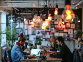 Startup culture with a charity focus, imaginative planning, energizing environment