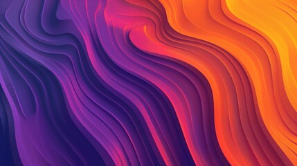 Synthetic Dataset Visualization with Vibrant Orange to Purple Gradient
