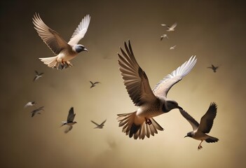 Obraz premium Birds in the sky 