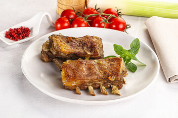 Roasted Lamb ribs with spices