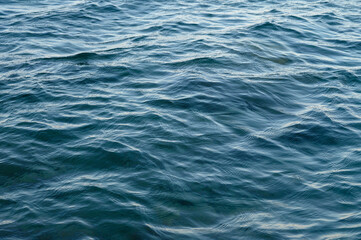 Shot in the open sea from above.