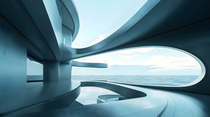 Luxury parametric abstract architecture