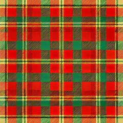 seamless pattern of tartan plaid with a vintage look, evoking nostalgia, Generative AI