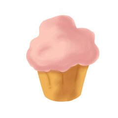 cupcake isolated