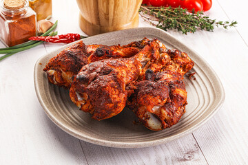 Indian tandoori turkey shoulder wing