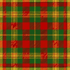 seamless pattern of tartan plaid with irregularly sized checks for an artistic interpretation, Generative AI