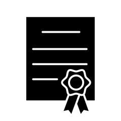 Certificate icon template
