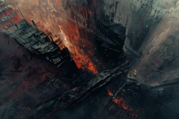 A mysterious place with a sense of impending danger