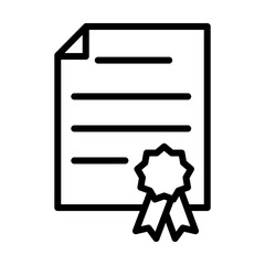 Certificate icon template