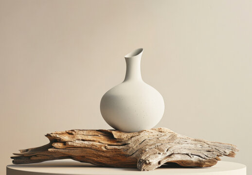 Product Vase Mockup With Generative AI