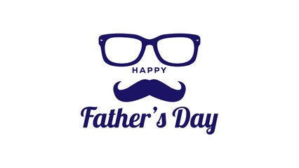 Happy Father's Day Text and Clipart