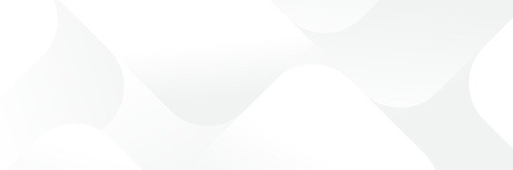 Abstract white Geometric banner design background.