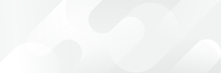 Abstract white Geometric banner design background.