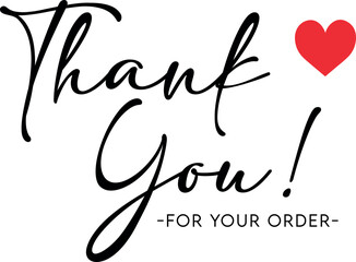 Thank You for Your Order. Elegant Thank You for Your Order Design with Stylish Graphics. Sophisticated Thank You for Your Purchase Image with Modern Elements. Chic Thank You for Your Order Graphic