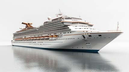 Luxury Cruise Ship on Calm Waters
