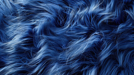 Obraz premium Smooth and luxurious blue fur texture background, exuding elegance and sophistication