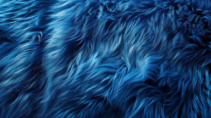 Obraz premium Smooth and luxurious blue fur texture background, exuding elegance and sophistication