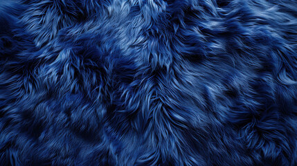 Obraz premium Smooth and luxurious blue fur texture background, exuding elegance and sophistication