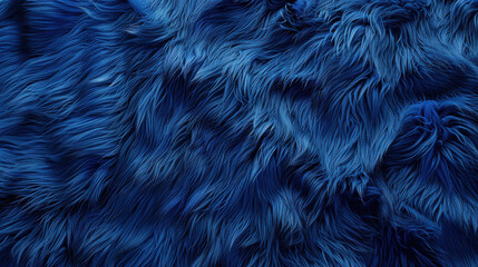 Fototapeta premium Smooth and luxurious blue fur texture background, exuding elegance and sophistication