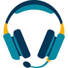 Headphone Flat Illustration