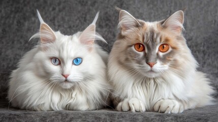 Ragamuffin: With their broad range of coat colors, Ragamuffins resemble Ragdolls but are known for their affectionate and gentle temperament, making them ideal pets for families with kids.
