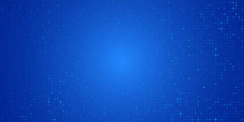 Blue Math Plus Symbol Pattern. Mathematical grid arrangement elements plus icons
