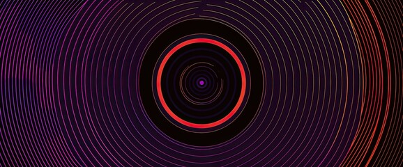 Obraz premium Dynamic Neon Light Abstract Design