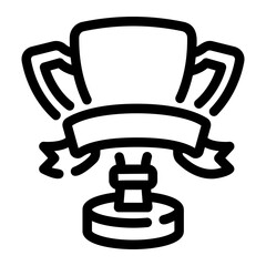 trophy Line Icon